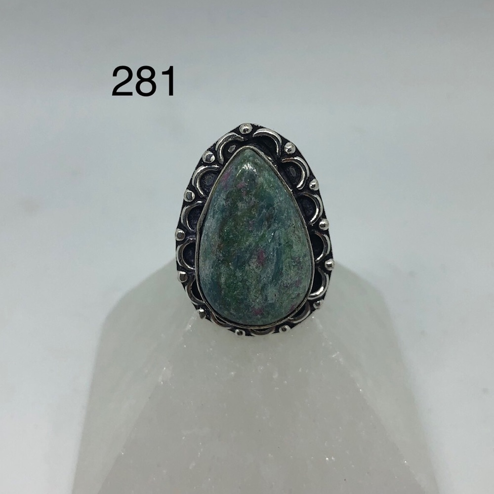 Ruby Zoisite Ring